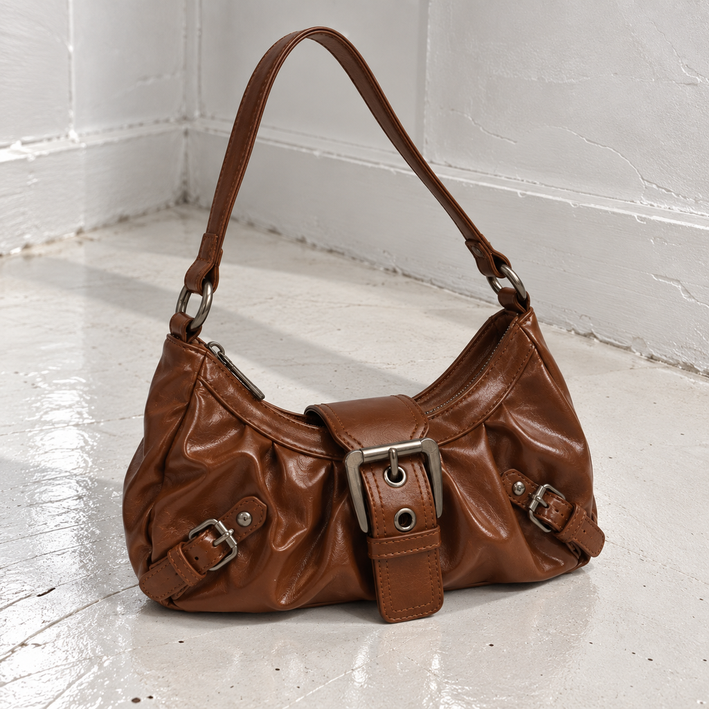 Chic Brown Shoulder Bag