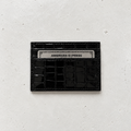 Minimalist Black Snakeskin Cardholder