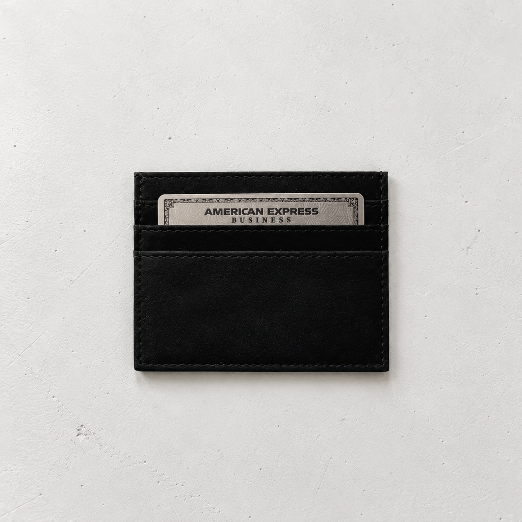 Minimalist Black Square Cardholder