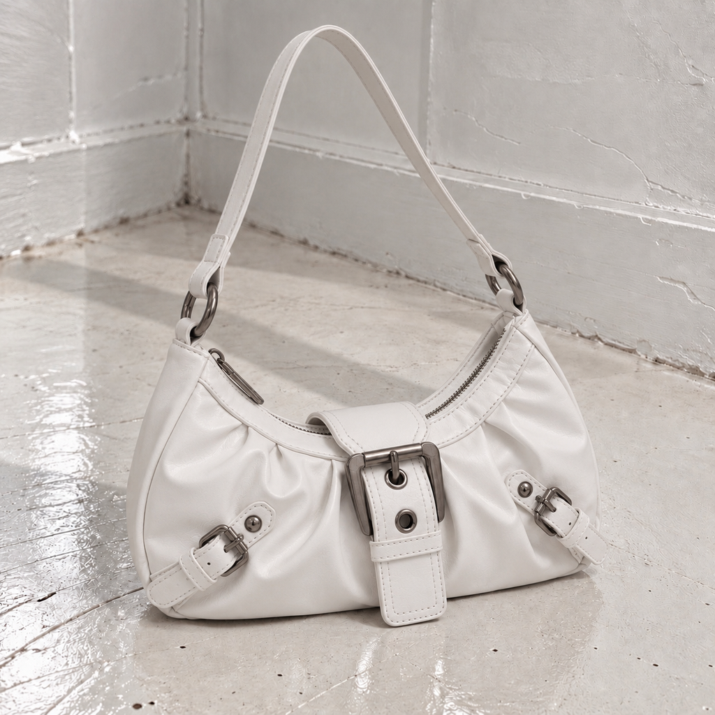Chic White Shoulder Bag