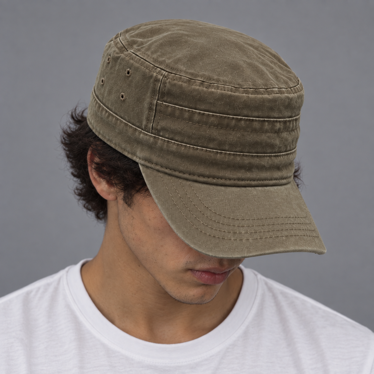 Faded Cadet Hat - Army Green
