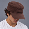 Faded Smooth Cadet Hat - Brown