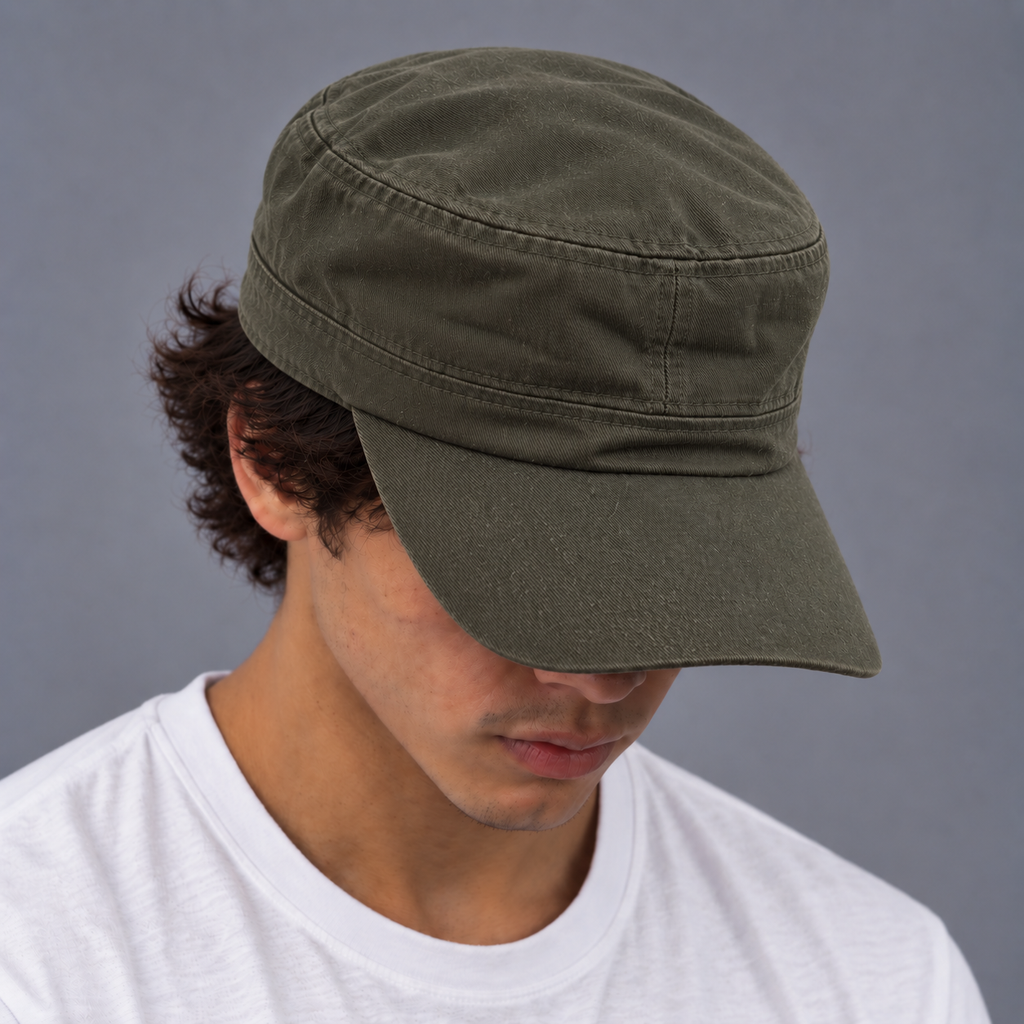 Faded Smooth Cadet Hat - Green