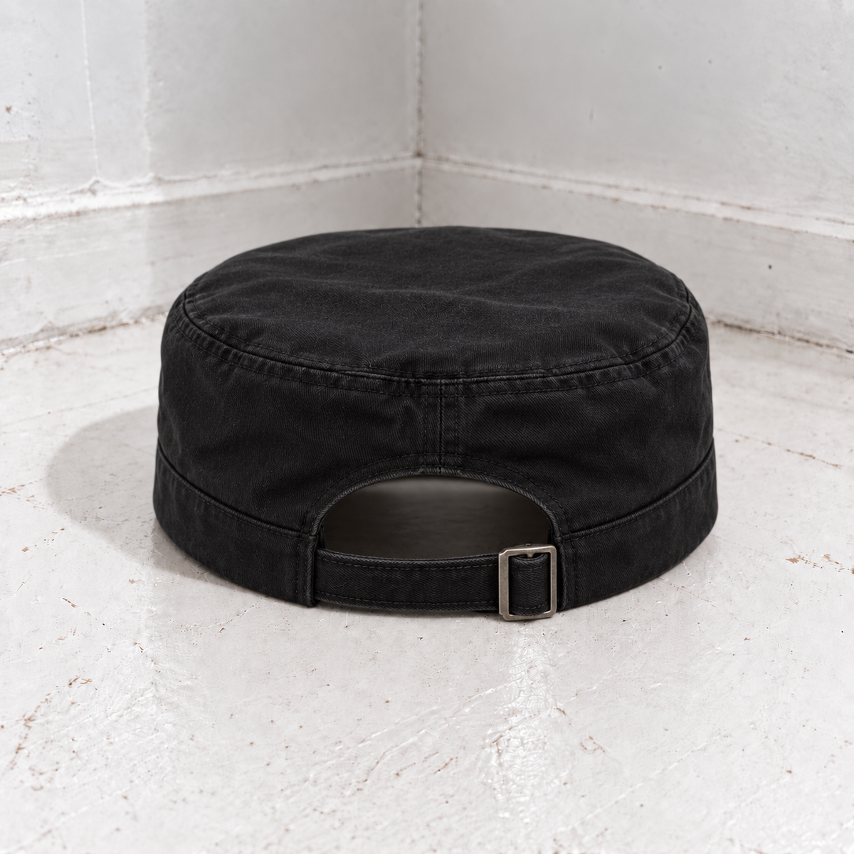 Faded Smooth Cadet Hat - Black