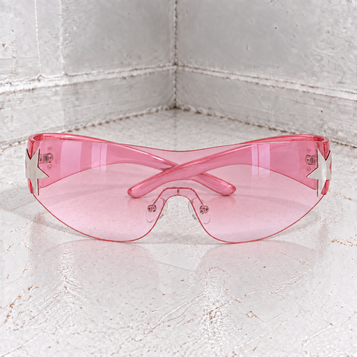 Y2K Star Sunglasses - Pink